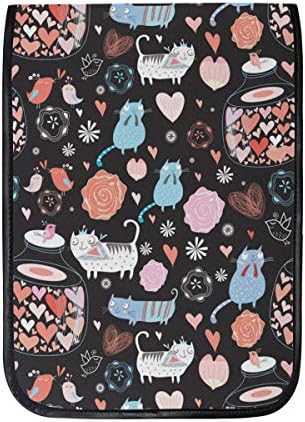 iPad Pro 12.9 Portable Carrying Protective Cover for 12" Chromebook Waterproof Protective Handbag Texture Colorful Cat Lovers Laptop Sleeves Fashion Case Bag Scratchproof Tablet Bags