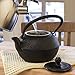 Primula Black Hammered 40 Ounce Cast Iron Teapot