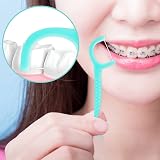 Medo 100 Pcs Dental Floss Sticks Interdental Cleaning Tool Blue view 5