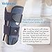 Velpeau Air Gel Foam Ankle Stabilizer Support Brace for Sprained Ankle, Ligament Injury, Tendonitis, Adjustable Rigid Stirrup Ankle Splint for Women and Men (Gel Version, Large, Left Foot)
