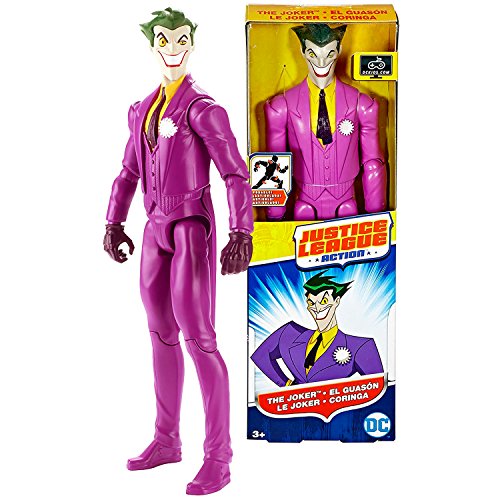 DC Comics Year 2016 Justice League Action Series 12 Inch Tall Figure - THE JOKER DWM52 with 11 Points of Articulation