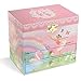 Jewelkeeper Jewelry Box for Girls - Spinning Ballerina Doll to Swan Lake Tune Music Box - Pink Jewelry Boxes for Girls with 2 Drawers - Ideal for Storing Necklaces and Bracelets - 7Lx5Hx6W Inches
