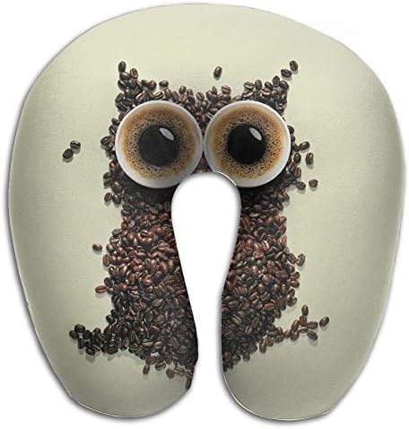Coffee-cute-owl-wallpapers 3D Cotton Super Soft Cloth Cover Combined Ergonomic Design Soft And Smooth Featuring A U-type Structure Release Neck And Shoulder Tension