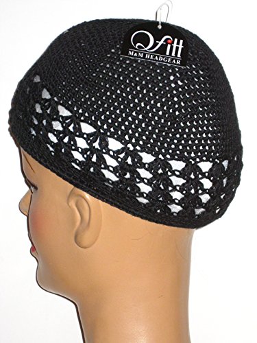 QFitt Black Kufi Cap