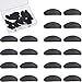 Maxdot 14 Pairs 1 mm Silicone Anti-Slip Eyeglass Nose Pads Adhesive Pads for Spectacles Sunglasses Eyeglass with a Storage Box (Black)