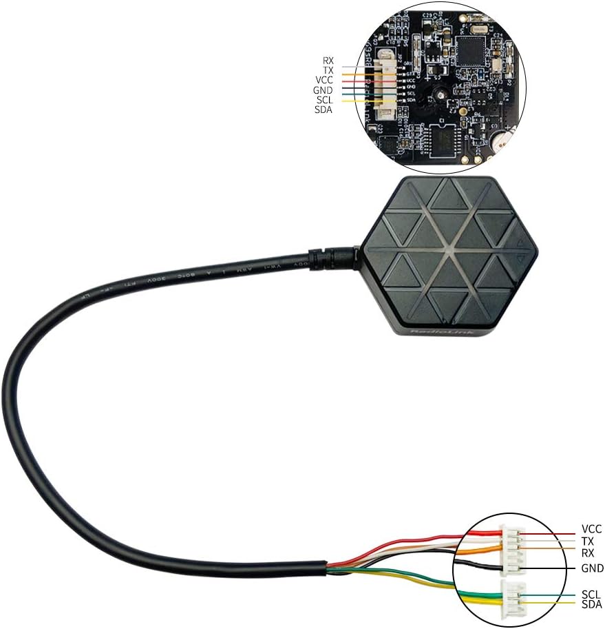 Radiolink M8N GPS SE100 Module High Positional Accuracy Works with GLONASS/BeiDou for APM Pixhawk Flight Controller DIY FPV Drone, Quad and More: Toys & Games