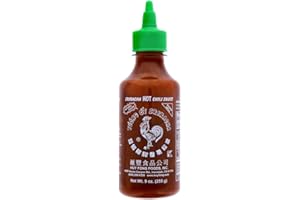 OCD Bargain Sriracha Hot Chili Sauce, Huy Fong 9 Ounce Bottle (1 Bottle)