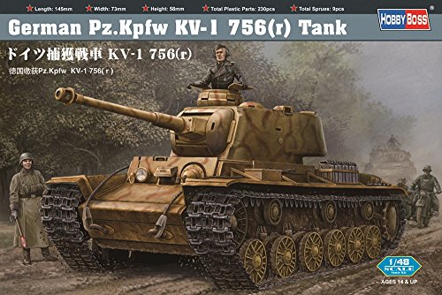 Hobby Boss Pzkpfw Kv-1 756 (R) Vehicle Model Building Kit