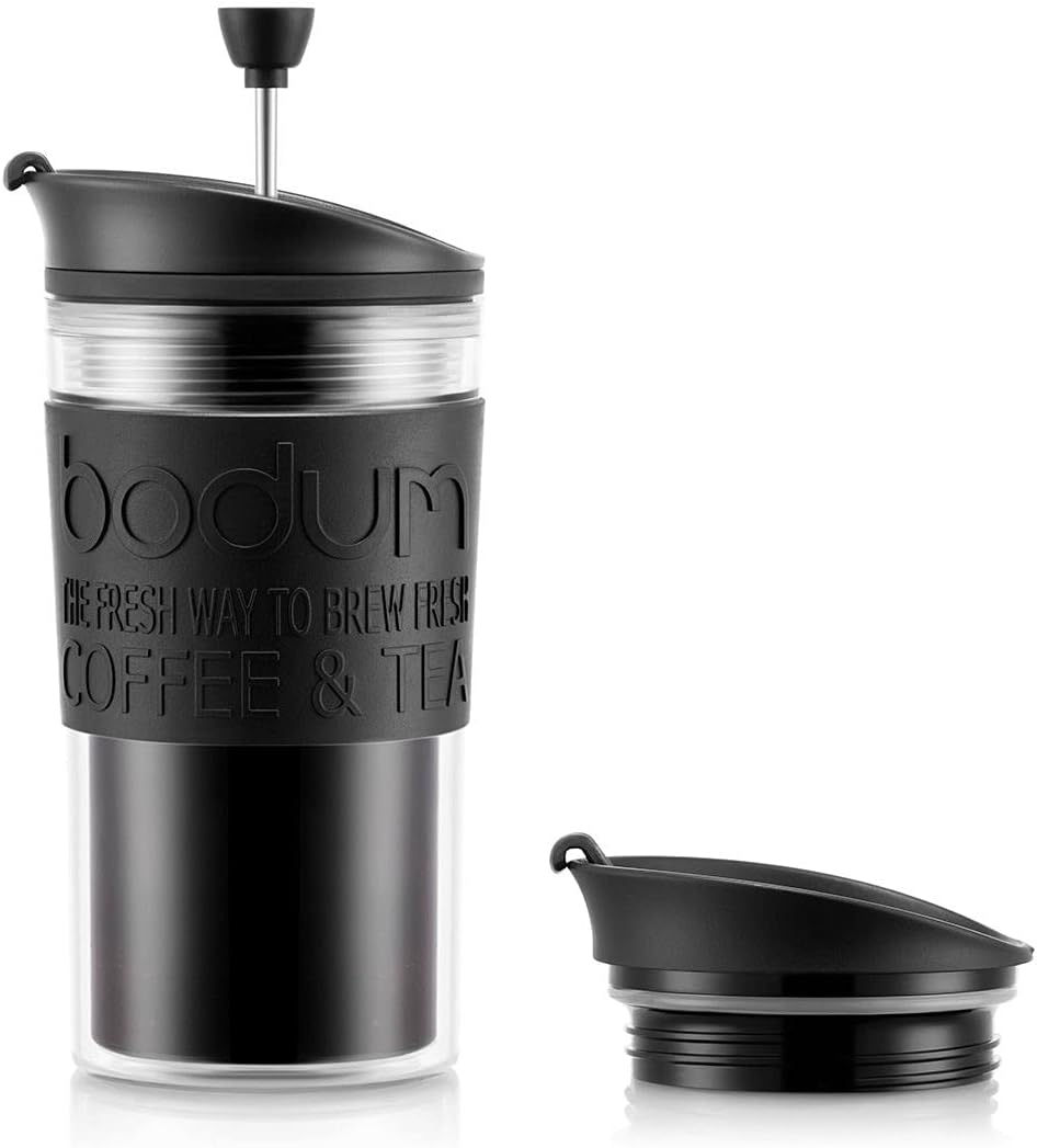 Bodum Insulated 11102-01s Piston Cup 0.35 L Hinged Lid Black