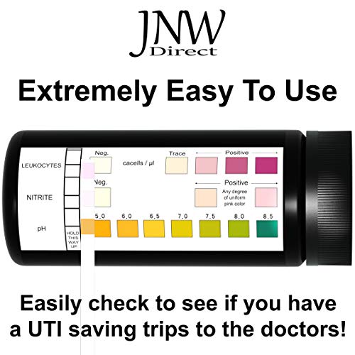 JNW Direct UTI Test Strips Urinary Tract Infection Urine Test Strips Kit for Women and Men