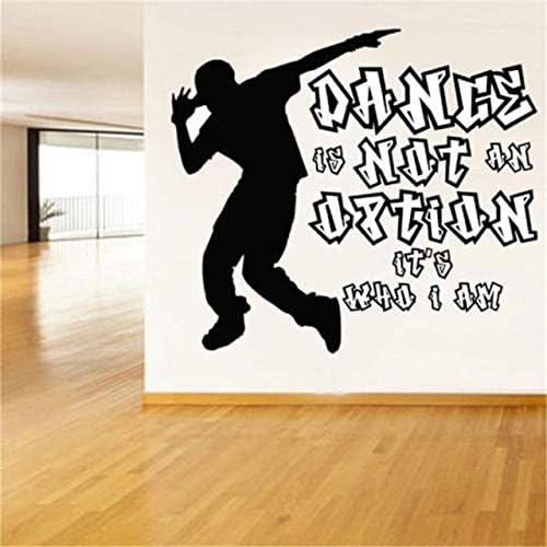 Stycars® Wall Sticker, Street Dance Breakdance DIY Art Decal Fashion Cool for Boys Room Dancing Studio Decals [Size: 58x65 cm]