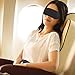 Amariver Eye Mask Shade Cover, 20 Pack Blindfold Travel Sleep Mask Night Sleeping Cover with Nose Pad, Light Guide Relax Cover Black