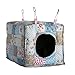 Mkono Hamster Guinea Pig Bed Small Animal Cage Supplies Hammock House Hideout for Rat Hedgehog Ferret Chinchilla
