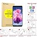 [2 Pack] KATIAN Compatible with Huawei P Smart Screen Protector, HD Clear Protector [Anti-Scratch] [No-Bubble] [Case-Friendly], 9H Hardness Tempered Glass Screen Film for Huawei P Smart [Clear]