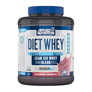 Applied-Nutrition-Diet-Whey-Protein-Powder-Supplement-Low-Carb-Sugar-High-Protein-Weight-Loss-with-CLA-Gold-L-Carnitine-Green-Tea-High-Phd-Standard-2kg-80-Servings-Strawberry-Milkshake Applied Nutrition Diet Whey High Protein Powder Supplement Low Carb & Sugar for Weight Management with CLA Gold L…