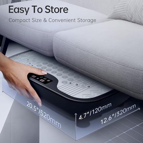 JOROTO Vibration Plate Exercise Machine, Vibration Platform Lymphatic Drainage with Acupressure Nodes, Body Shaker Exercise Machine for Weight Loss, Toning & Wellness-Maximum Load 150kg