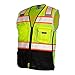 ML Kishigo 1515-L Black Series Vest Class 2 Lime Large