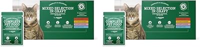 by Amazon Complete Food for Adult Cats Gravy Mixed Selection 4.8 kg