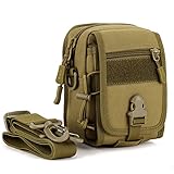 SUNVP Military Tactical MOLLE Phone Pouch Waist Belt Bag Pack Gear Messenger Shoulder Saddlebag