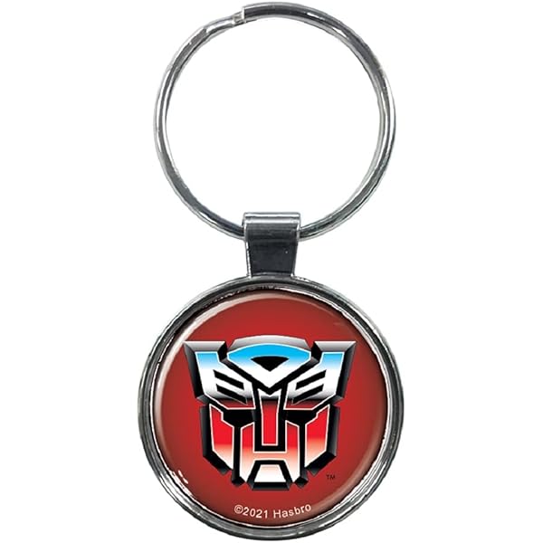 YOLOPARK Transformers Leadership Module Metall-Schlüsselanhänger, 7,6 x 4,1 cm, authentisches Sammlerstück für Fans