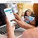 AKASO Smart Lock, Smart Electronic Door Lock APP Code Touch Screen Keypad Deadbolt Entrance Smart Electronic Digital Door Lock with Key Remote Keypad for Home Hotels Apartment