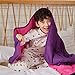 ZonLi Weighted Blanket (41''x60'',07lbs, Pink/Purple)