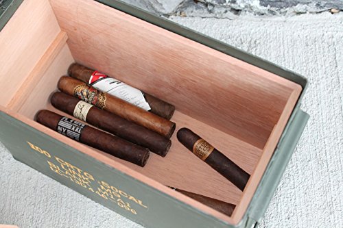 The 50 with Tray Ammodor tactical ammo can cigar humidor