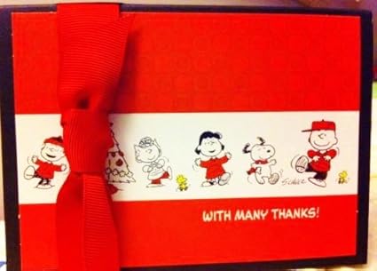 Cacahuetes Snoopy "con muchas gracias." Navidad 10 notas de agradecimiento  notas y sobres por Hallmark: Amazon.es: Oficina y papelería