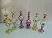 Lot of 6 Large Mouth Blown Egyptian Perfume Bottles Glass