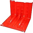 SRURLLUG Flood Protection Barrier, ABS L-Type Flood Protection Board Easy Installation Straight Baffle Flood Boxwall Flood Barrier for Garage,10pc