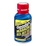 Goody's Headache Relief Shot | Acetaminophen & Caffeine | Berry Flavor | 2 FL OZ