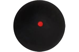 Squashball - 2 Pieces Professional Rubber Racquetball Balls With A Yellow Dot | Portable Squash Equipment, Single Point Squas