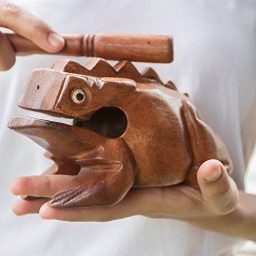 Wooden Frog Rasp Musical instruments of Africa Frog Rasp Super Guiro (6 Inch) Buy Online in