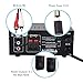 Home Audio Power Amplifier System – 2X40W Mini Dual Channel Sound Stereo Receiver Box w/LED – for Amplified Speakers, CD Player, Theater via 3.5mm RCA – for Studio, Home Use – Pyle PCA2thumb 3