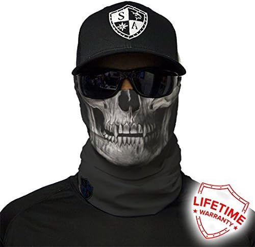Salt Armour Tactical Face Shield | Black Skull