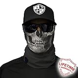 Salt Armour Tactical Face Shield | Black Skull