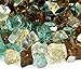 Irish Roast - Fire Glass Blend for Indoor and Outdoor Fire Pits or Fireplaces | 10 Pounds | 1/2 Inch, Reflective