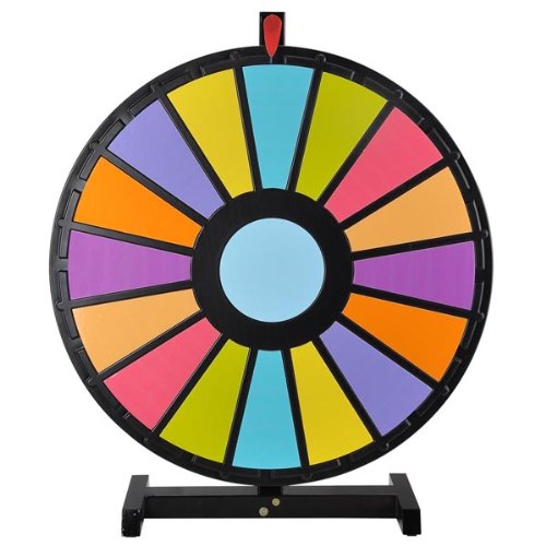 Buy 24 Inch Round Spin Board Multi Colors Dry Erase Write On Prize