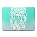 MacBook Air 13 Case, GMYLE Hard Case Print Frosted for MacBook Air 13 inch - Gradient Turquoise Dream Catcher Pattern Rubber Coated Hard Shell Case Cover