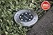 Marcoah Premium Solar in-Ground Lights 8 LED Bright, Stainless, Outdoor Water-Resistant for Garden, Path, Landscape, Patio, Driveway, and Lawn, Easy No-Wire Installation (4 Pack)