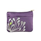 Zip Wallet - Embroidered Chrysanthemum
