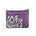 Zip Wallet - Embroidered Chrysanthemum