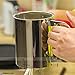 Astra Gourmet Stainless Steel Flour Sifter Sieve with Lid and Bottom Cover, Icing and Sugar Sifter(Red)