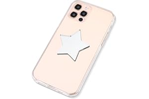 Ellie Rose Mirror Decal for Smartphone, Stick-On Star Mirror Phone Charm Sticker