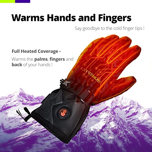 Extremus Buckwell Heated Gloves, Rechargeable Electric Warm Touch