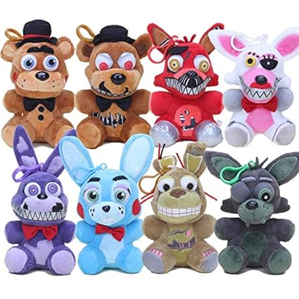 Amazoncom Papcool Set 8 Five Nights At Freddys Plush Toys - 