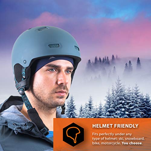 French Fitness Revolution Helmet Liner Skull Cap Beanie. Ultimate Thermal Retention and Performance Moisture Wicking. Fits Under Helmets