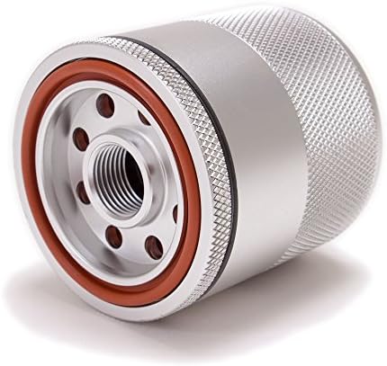 Billet Aluminum Reusable Magnetic Oil Filter - 3.11" Tall 2.7" Dia. 3/4-16 Thread