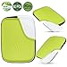 Plastic Cutting Board with Juice Groove, 15x11x0.9 Inch Reversible Non-Slip Kitchen Chopping Board Mat for Food Prep by Elegant House, Dishwasher Safe, Anti-Microbial