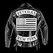 VEGASBEE New York Reflective Embroidered Iron-ON Patch Biker Jacket Rider Vest Bottom Rocker 12